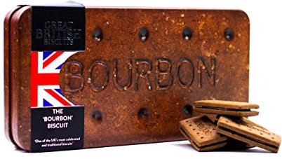 Giant Bourbon Biscuits Gift Set - Teachers Chocolate Gifts, Novelty Gifts - Luxury Bourbon Biscuit Tin British Selection for Family Sharing - Thank you Teacher Biscuits, Presents for Men & Women, 400g