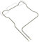 sparefixd Elemento calefactor inferior para horno Indesit integrado, 1150 W