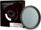 Hersmay Filtro ND da 46 mm, ultra sottile, multi-Coating MC Fader Variable Neutral Density ND Filtro ND2-ND400 Filtro grigio variabile 46 mm, blocco di posizione, vetro ottico in alluminio opaco