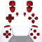 eXtremeRate Tasti per ps5 Controller BDM-030/040/050,D-pad Trigger R1 L1 Grilletti R2 L2 Pulsante Share Option Ricambio per ps5 Joystick BDM 030 040 050-Rosso Scarlatto