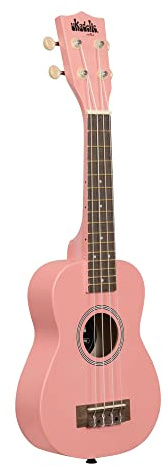 KALA Ukadelic UK-FLAMINGO - Flamingo Soprano Ukulele, with Tote Bag