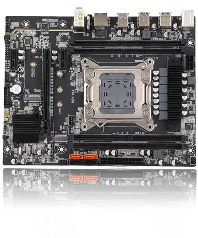 Dpofirs X99 V3 Gaming-Motherboard DDR4, CPU-Plattform für, CPU-Sockel LGA 2011-3, Unterstützt CPU-Typ E5 V3/V4, I7-58xx/68xx-Serie (Speichersteckplatz 4 X DDR4 DIMM Top