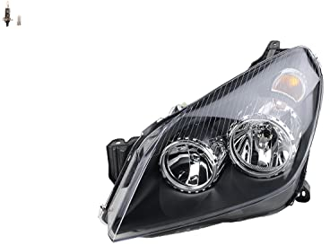 Johns, Scheinwerfer passend für Opel Astra H 03/04- la. links + Leuchtmittel