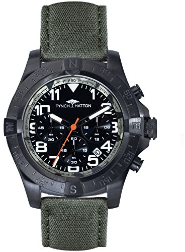 Fynch-Hatton Uhrenarmband FHT-0001-LC Edelstahl Grün