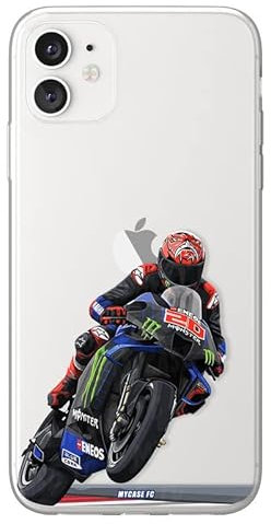 MYCASEFC Coque MotoGP Fabio Quartararo Alcatel One Touch Pixi 4 5.0 en Silicone Housse de Votre Pilote préféré pour Smartphone Imprimée en France en TPU