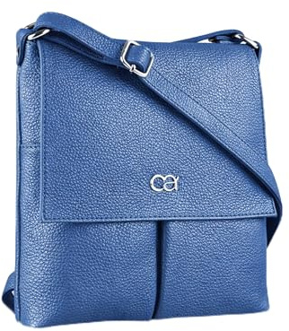 collezione alessandro Umhängetasche München Echtes Leder mit vielen Fächern 24cm x 24cm x 4cm