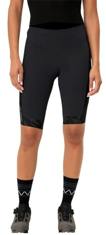 VAUDE Women's Kuro Tights II, Damen Radhose X-Pad Sitzpolster, Passform: Slim fit, Black, 42