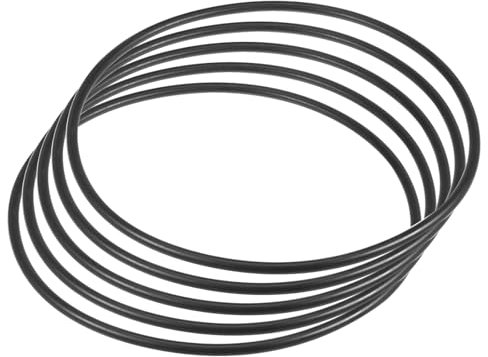 sourcing map 5 correas elásticas universales para máquina de coser de 534 mm, 534 mm de perímetro, 5 mm de grosor, para reparación de sellos de motor de máquina de coser