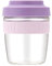 bainuote Müslibecher 480ml Joghurtbecher Auslaufsicherer Müsli To-Go Becher mit Löffel Salat To-Go-Becher Overnight Oats Becher Obstbehälter Lunchbox für Jogurt, Milch, Porridge, Nut, Lila