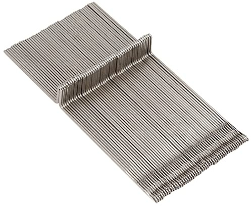 50 Stück Stricknadeln Stahl Strickmaschinennadeln Strickmaschinen Nadeln Set Webwerkzeug Webzubehör Passend für KR830 KR838 KR850 Strickmaschine