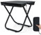 Outplea Tabouret de camping pliable de 40,6 cm avec cadre ultra léger et pliable, tabouret de chasse pliable avec sac de transport à fermeture éclair, siège pour adultes, pêche, randonnée, voyage,