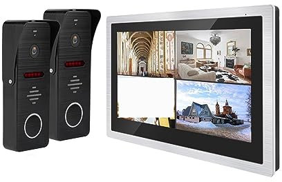 nmbhus Videocitofono Citofono Campanello 1080P Rilevazione Del Movimento A 4 Canali(Size:94206B-96103-ALL)