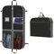 Syeeiex Kleidersack Reise110x60x10 cm, Faltbar Premium Kleidersäcke mit Mesh-Taschen & Klares Fenster, Atmungsaktive Anzugtasche Kleiderhülle mit Reißverschluss für Anzug und Kleid