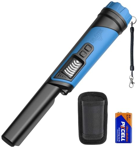 DR.ÖTEK Metalldetektor Pinpointer, IP68 voll wasserdicht Handstift Zeiger mit LCD-Bildschirm, innovative Interferenz Stornierungsfunktion, höhere Empfindlichkeit, 3 Modi, ideal für Gold, Münzen,