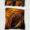XYOK Der Herr der Ringe Bettwäsche 135x200cm & Kissenbezug 80x80cm - Bettbezüge Mikrofaser, Kinder Bettwäsche-Sets Schlafzimmer dekorative Geschenke (Fanartikel)