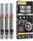 PAYFULLY 3 Stück Auto Chrom Lackstift, Auto Lackstift Silber, Chrom Marker, Metallic Stifte für Autos, Modelle, DIY Handwerk
