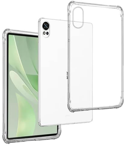 REY Funda Anti-Shock Gel Transparente para Huawei MATEPAD 12 X 12, Ultra Fina 0,33mm, Esquinas Reforzadas, Silicona TPU de Alta Resistencia y Flexibilidad