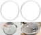 2PCS Sealing Ring for Pressure Cooker Pot Sealing Ring Universal Silicone Seal Ring Replacement Gasket Accessories for Home Kitchen 24CM