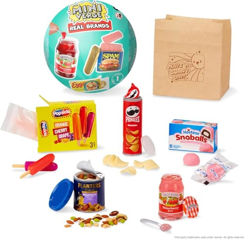 MGA's Miniverse Real Brands - Mini Collectables, Replica Food, Food Brands, NOT Edible - For Collectors, Ages 8+ Years