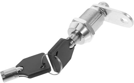 SHINEOFI Secure Cabinet Door Lock with Key for Kitchen and Metal Cabinets for Mailbox and Furniture Key Replacement