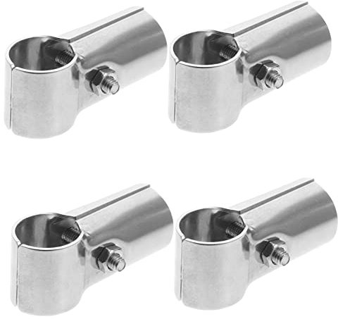 DIYEAH 4stücke Paneelklemmen Für Metallrohr Zaunklemme Montagezubehör Endklemmen Rohrklemme Zaunklemme