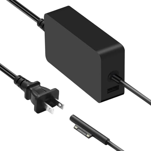 SLRIOYS 127W 102W Charger Compatible with Microsoft Surface Laptop Studio/Book 1 2 3 Surface Pro 10 9 8 7 7+ 6 5 4 3 X/Surface Laptop 7 6 5 4 3 2 1st Gen/Surface Go Tablet Windows Power Supply