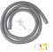 Washing Machine Drain Extension Set Lightweight 2 Meter Extension Hose With Clip Set Washing Machine Hose Set