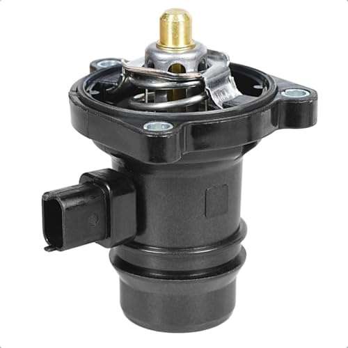 LithTor Thermostat Kühlmittel 55593033 103°C mit Dichtung für Opel Corsa D | 55561629 Thermostatgehäuse Dichtung Sensor für Opel Adam Astra J Corsa E Meriva B Chevrolet Aveo Cruze Kühlmittelthermostat