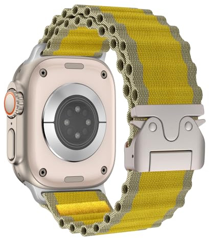 Cinturino per Apple Watch Ultra 2/3/1 49mm 46mm 45mm 44mm 42mm 41mm 40mm 38mm, Cinturini Sportive in Nylon per Apple Watch Ultra (3/2/1) Series 11 10 9 8 7 6 5 SE 4 3 2 1