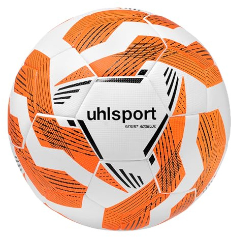 uhlsport Fußball Trainingsball Resist Addglue – Robuster Trainingsball für Kunstrasen & Hartplätze mit ADDGLUE Technologie, 32 Panel &