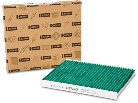 DENSO ClearAir+ Innenraumfilter (Teilenummer DCF810A) 5-lagige Filterung mit antibakteriellem Schutz, entfernt bis zu 99% aller Bakterien und Viren