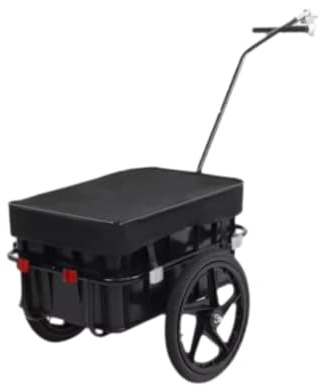 wisoolkic Fahrradanhänger, faltbar, komfortabel, robust, für Camping, Camping, Transport von Fahrrädern, strapazierfähig, für Erwachsene