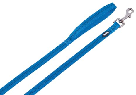 Nobby 78508-32 Leine Soft Grip hellblau L: 120 cm; B: 10 mm