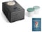 SPRINGLANE Eismaschine Emma 1,5 L mit selbstkühlendem Kompressor 150 W, aus Edelstahl mit entnehmbarem Eisbehälter, inkl. Rezeptheft (Anthrazit, Eismaschine + 2 Aufbewahrungsbehälter Mint)