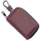 1 Pcs Autoschlüssel Fall Faraday Käfig Autoschlüssel Tasche Autoschlüssel Anti-Hacking Fall Blocker RFID Signal Blocker Protector Anti-Diebstahl Tasche Faraday Tasche Signalblocker (Braun)