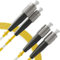 BEYONDTECH Cavo Fibra Ottica FC a FC OS1 Monomodale Duplex (200 Metri) - Cavo di Fibre Ottiche UPC/UPC - 9/125 (LSZH)