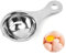 Egg Separator, Stainless Steel Separator, Egg Yolk White Filter Separator Divider, Portable Kitchen Gadgets Baking Tool, Dishwasher Safe