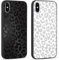 Yoedge 2 Stück HandyHülle für iPhone X/iPhone XS Hülle 5,8, Schutzhülle für iPhone XS Case 3D Leopard Muster Design Aesthetic Mädchen Junge Geschenk Weich TPU Silikon Stoßfest Cover, Schwarz