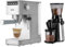 GEEPAS 1450W Espresso & Cappuccino Coffee Machine & Conical Burr Coffee Grinder Combo Set | Milk Frother, 1.4L Water Tank | Coffee Grinder with 15 Precise Grind Settings, 350g Capacity, Burr Mill