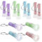 WrteEase 20-Pack Mini LED Keychain Torches – Random Color-Colorful Pocket-Sized Flashlights with Key Ring, Ideal for Kids Party Bag Fillers, Camping, and Reading