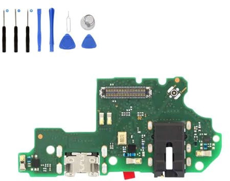 Eutoping Port de charge USB pour Huawei P Smart 2019, connecteur de station d'accueil, panneau de charge, câble flexible de remplacement avec outil