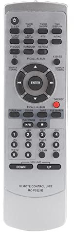 Fictory Repuesto de mando a distancia, fácil de usar, material ABS duradero, compatible con Kenwood RC-F0321E