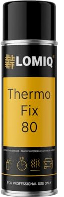 LOMIQ Colle En Spray THERMOFIX, 1stk, 500ml, Colle Textile Universelle, Colle Forte Pour Tissus De Pavillon, Tissu D'ameublement, Feutre, Similicuir, Raccord Flexible, Adhérence Rapide Et Évaporation