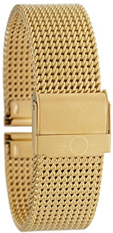 Eichmüller massives 20mm BandOh Edelstahl Milanaise Uhren Armband PVD-vergoldet