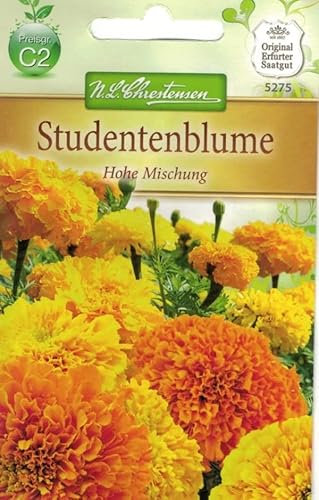 N.L.Chrestensen 5275, Tagetes erecta hohe Mischung, Mehrfarbig