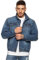 Enzo EZJ391 Mens Denim MSW Jacket XXL