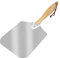 Skyflame Kitchen Supply Aluminum Pizza Peel with Wooden Handle 14-Inch x 16-Inch, Large Pizza Paddle for Baking Homemade Pizza Bread