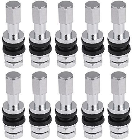 10pcs TR43E Metall Ventile für Auto LKW Motorrad luftdichte Reifen passend mit Staubkappe