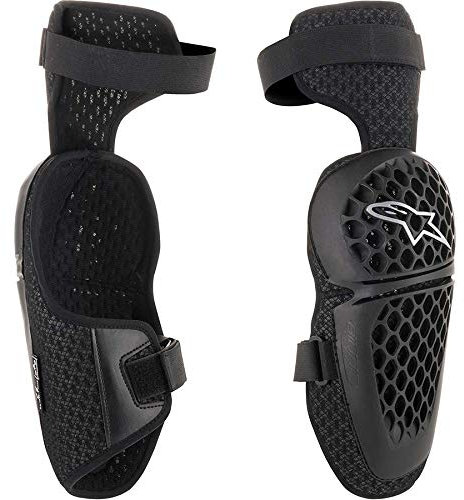 ALPINESTARS Rodilleras Biónic Plus L-XL, Adulto, Negro, Motociclismo, Rodilleras de Impacto