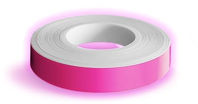 Wheel Stripes Strisce Fluorescenti per Cerchi Moto, Fuxia, 9 mm x 6 mt